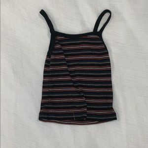 Striped brandy tank top